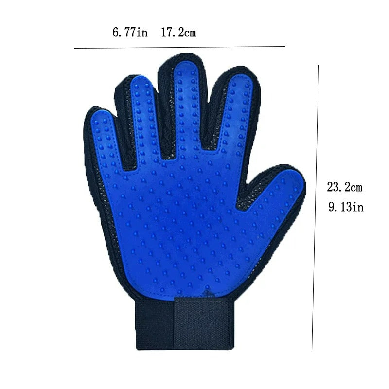 Gant brosse en silicone